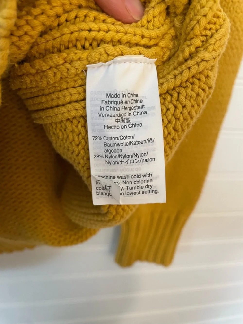 J. Crew Always 1988 Roll Neck Oarsman Fisherman Knit Sweater Yellow XSmall